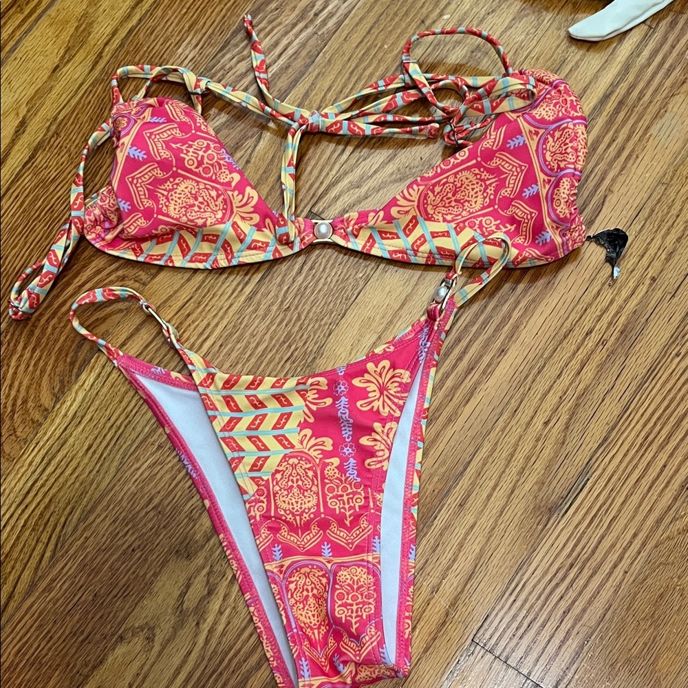 Pink bikini